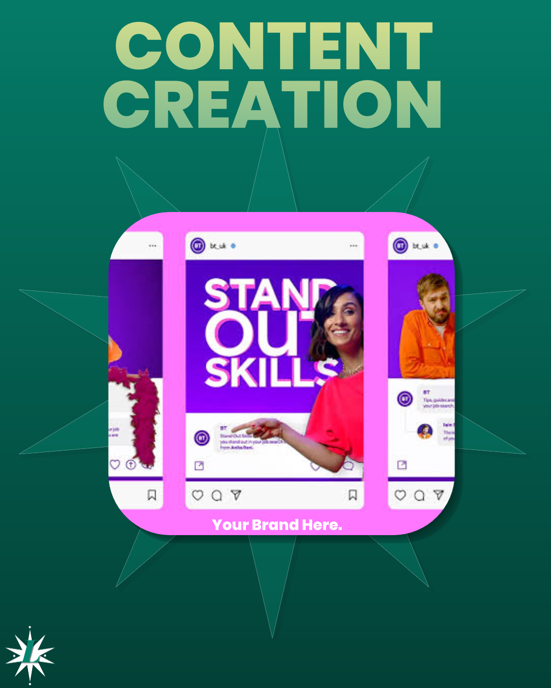 Content Creation for Instagram example